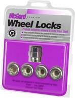 🔒 set of 4 mcgard 24019 cone seat wheel locks (m14 x 1.5 thread size) - discreetly secured under hub cap logo