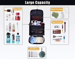 img 3 attached to Toiletries Organizer Compartments Separation Waterproof
