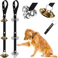 🔔 quxiang 2-pack dog training bells - potty training & communication tools | upgraded 7 extra large loud doorbells for dogs | unique style & premium quality for puppies, pets, cats логотип