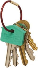 img 3 attached to 🏠 Lucky Line House-Shaped Key Cap for KW1 and SC1 Key Ways - Black (5/PK), SKU: 162205