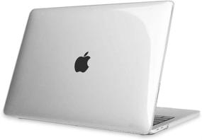 img 4 attached to Fintie MacBook Pro 13 Case (2019 2018 2017 2016 Release) - Clear Hard Shell Cover, Snap-On Design for A2159 A1989 A1706 A1708 Models with/Without Touch Bar and Touch ID