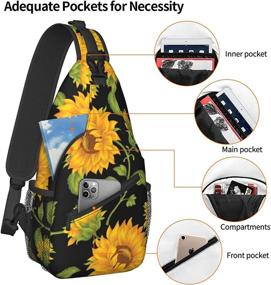 img 1 attached to Loquehv Waterproof Crossbody Lightweight Multicolor Backpacks