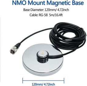 img 3 attached to Airiton NB-120 Heavy Duty Universal NMO Magnet Mount For SUVs