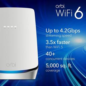 img 2 attached to 🔌 NETGEAR Orbi CBK752: Whole Home WiFi 6 System + Built-in Cable Modem | AX4200 (Up to 4.2Gbps)