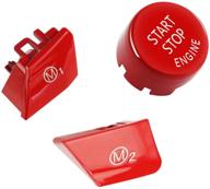 🔴 dkmus red m1 m2 buttons for bmw steering wheel - mode m3 m4 m5 m6 x5m x6m - f80 f82 f83 f10 f15 f16 f21 f30 f32 f33 f36 f06 f12 - enhanced seo logo