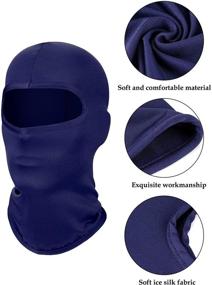 img 1 attached to 🌬️ Stay Cozy and Protected with Our Balaclava Windproof Covering: Breathable Accessories for Girls