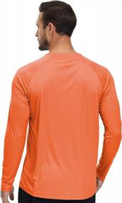 img 2 attached to UPF 50+ Sun Protection Men'S Long Sleeve Rash Guard Swim Shirts - Quick Dry Athletic Tops For Swimming, Workouts, And Running