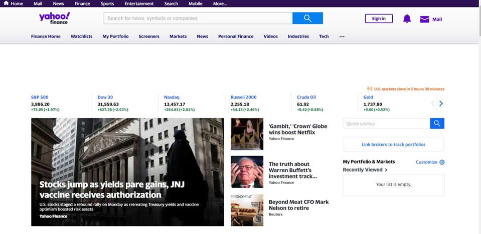 Yahoo Finance: A Reliable and Easy-to-Use Financial App - Kimola