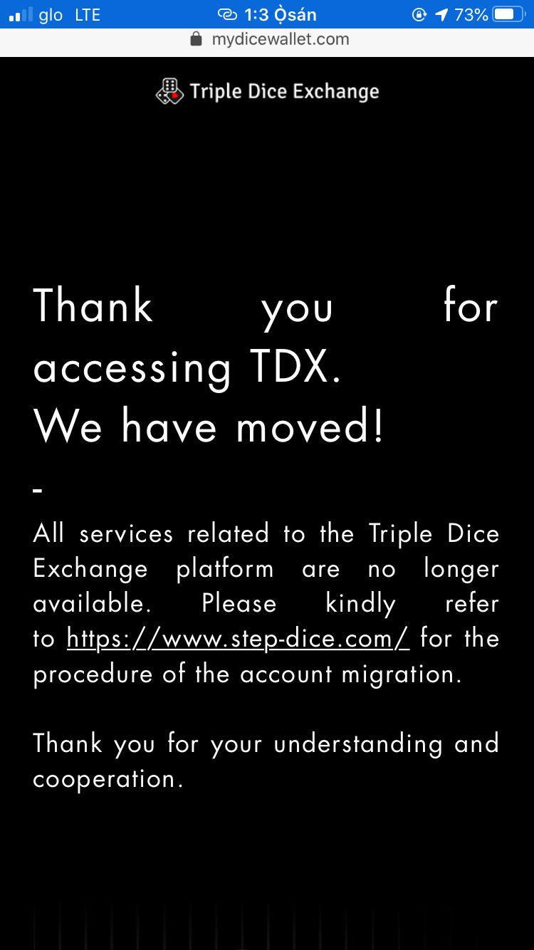 img 1 attached to Triple Dice Exchange review by Benaiah A. Akinlade