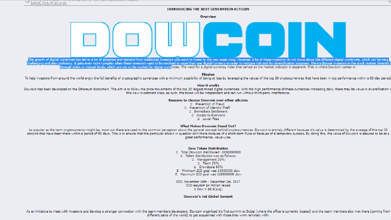 img 2 attached to DOWCOIN review by LUIS RIVERO R