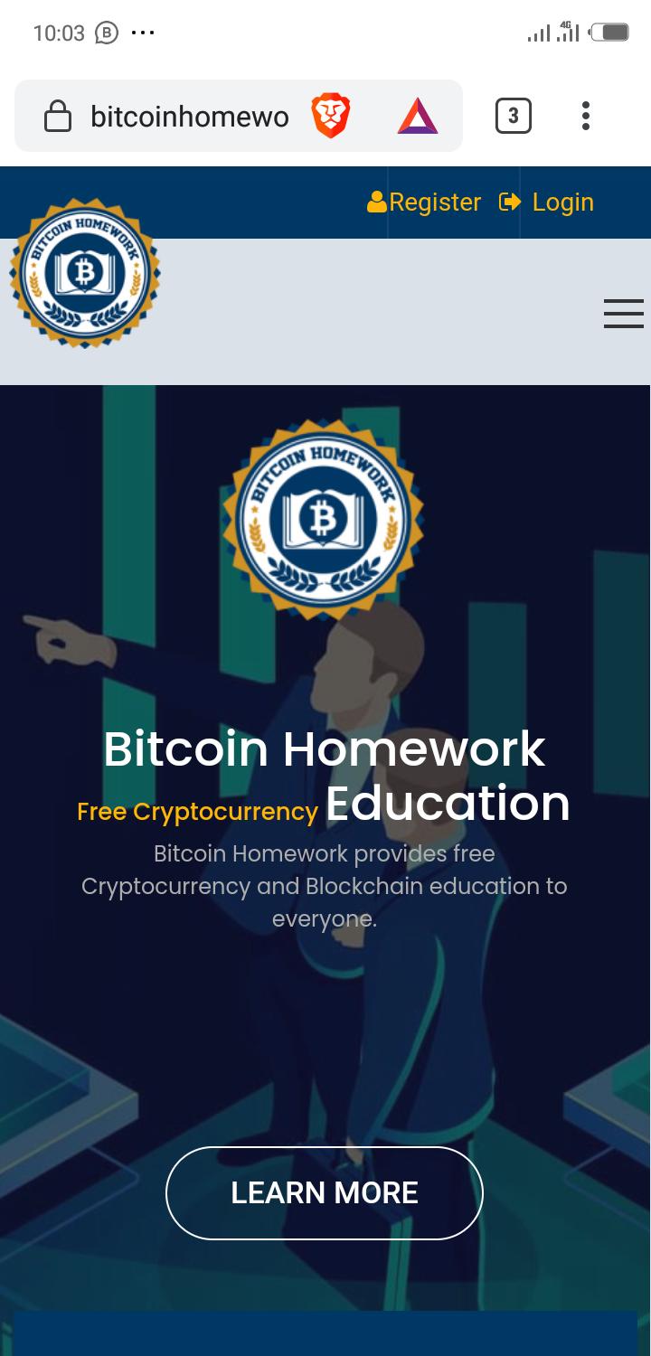 img 1 attached to Bitcoin Homework Cryptocurrency Education review by Fanuel PORPORTY