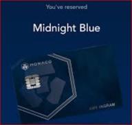 img 1 attached to Monaco Midnight Blue Card review by Özgün A