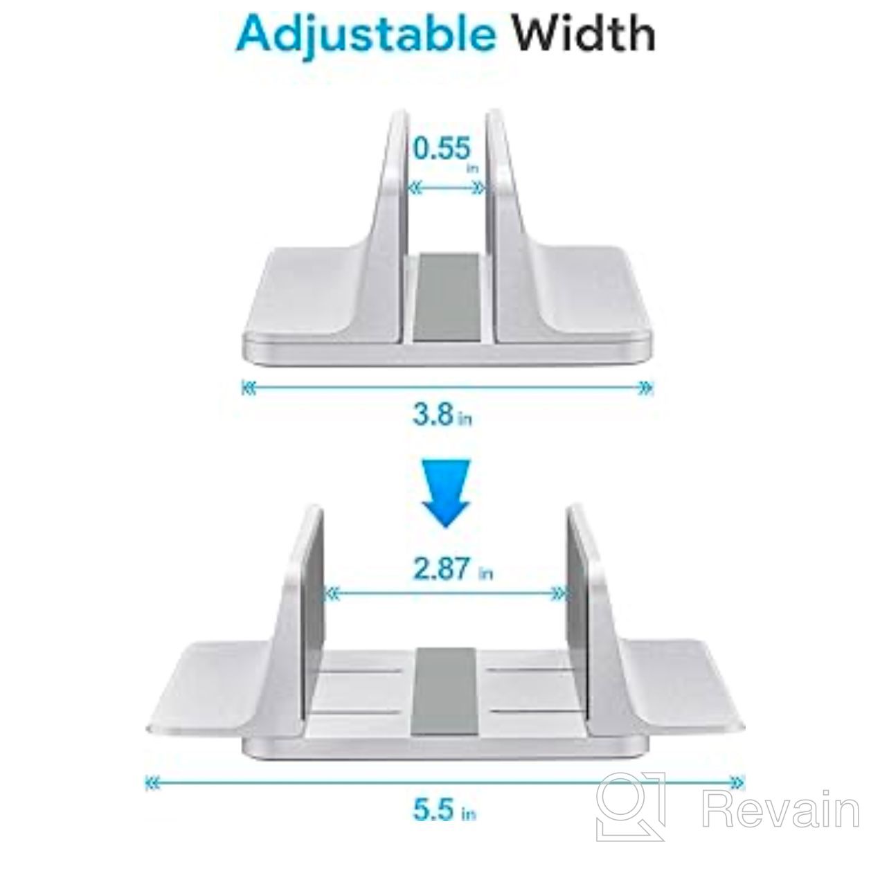 img 4 attached to Vertical Laptop Stand Holder review by Kristen Ju