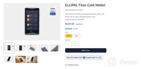 img 5 attached to 💼 Secure Your Crypto with ELLIPAL Cold Wallet Titan - Multi-Currency & Token Support, Anti-Tampering & Internet Isolation for BTC, XRP, ETH, USDT, TRX, Dash, DGB