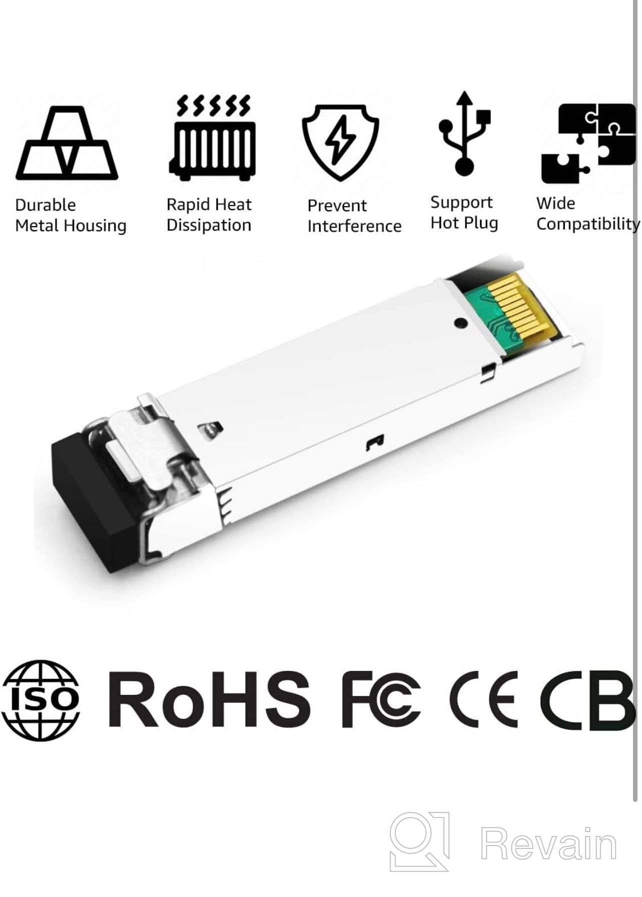 img 1 attached to INVAXON Compatible GLC LH SMD Transceiver 1000Base LX review by Kristen Ju