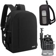img 1 attached to CADeN Camera Backpack Bag Professional For DSLR/SLR Mirrorless Camera Waterproof Camera & Photo review by Jim Green