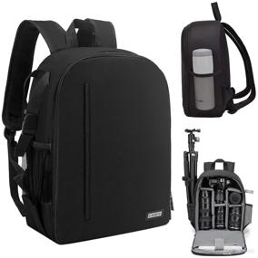 img 6 attached to CADeN рюкзак для камеры профессиональный для DSLR/SLR беззеркальной камеры Водонепроницаемая камера и фото