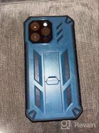 img 1 attached to FNTCASE for iPhone 14 Pro Max Case: Military Grade Rugged Cell Phone Cover with Kickstand & Holster | Shockproof TPU Protection Bumper Matte Textured review by Leigh Smith