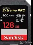 img 1 attached to Enhanced SanDisk 128GB Extreme PRO SDXC UHS-II Memory Card - Optimum Performance for C10, U3, V90 Standards - 8K, 4K, Full HD Video Capability - Reliable SD Card - Model: SDSDXDK-128G-GN4IN review by Adjeke Prosper