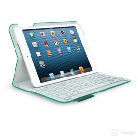 img 5 attached to Logitech Ultrathin Keyboard Folio for iPad Mini with Retina 💻 Display - Carbon Black: Slim & Stylish iPad Mini Keyboard Case