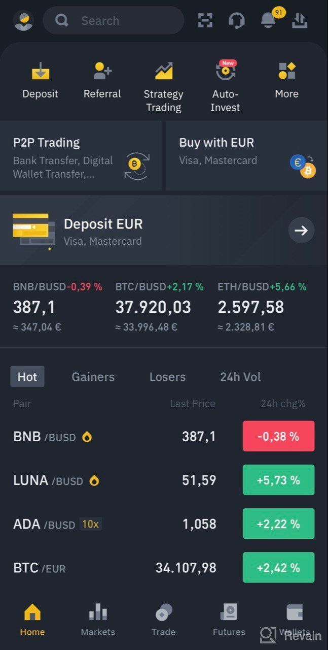 img 2 attached to Binance review by Phil Hoston