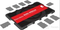 img 1 attached to Kiorafoto 2in1 Slim Memory Card Holder Case with USB 3.0 Card Reader: Secure Storage for 2 SD Cards + 4 TF MSD MicroSD Cards in Outdoor Photography review by Shuaib Onozutu