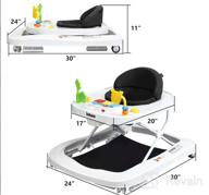 img 3 attached to 3 In 1 Foldable Baby Walker With Music And Toys For Learning And Play - Black review by Věra Filipová