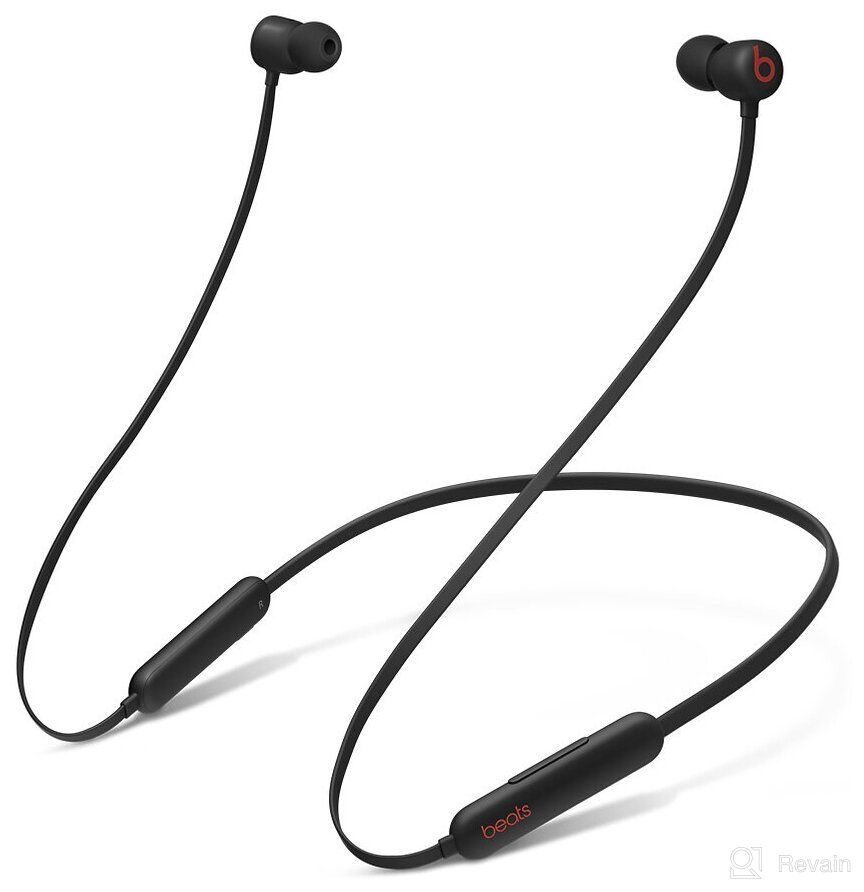 img 1 attached to Wireless Earbuds with Apple W1 Headphone Chip, Class 1 Bluetooth, and Magnetic Design - Beats Flex in Black, with 12 Hours Playback and Built-in Microphone review by Lana Mukhortova