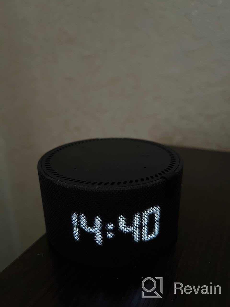 img 3 attached to Smart speaker Yandex Station Mini with clock with Alice, blue sapphire, 10W review by Alex Meshceryakov