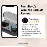 img 1 attached to Wireless Earbuds，Upgraded Earbuds Tiktun Waterproof review by Funmilayo FM