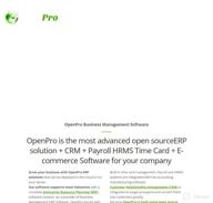 img 1 attached to OpenPro ERP review by Joshua Akashi