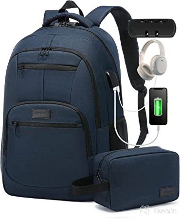 img 1 attached to LOVEVOOK Laptop Backpack Work Travel Backpack review by Rashid Alizada