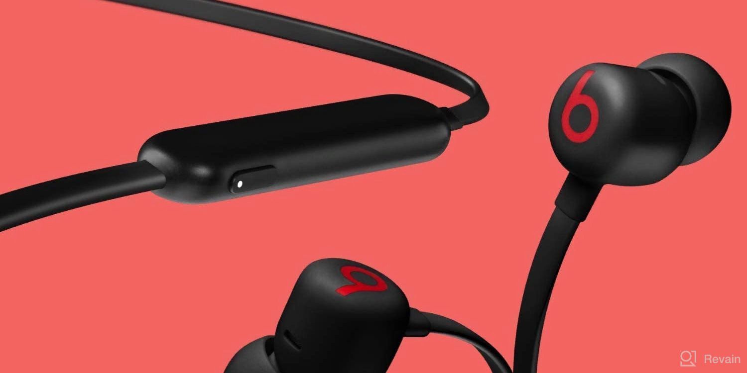img 3 attached to Wireless Earbuds with Apple W1 Headphone Chip, Class 1 Bluetooth, and Magnetic Design - Beats Flex in Black, with 12 Hours Playback and Built-in Microphone review by Lana Mukhortova
