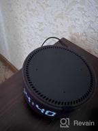img 1 attached to Smart speaker Yandex Station Mini with clock with Alice, blue sapphire, 10W review by Alex Meshceryakov