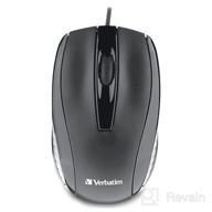 img 1 attached to 🖱️ Verbatim 98106 USB Wired Optical Mouse - Compatible with Mac & PC - Black, 1.2x2.3x3.8 inches review by Get Paid