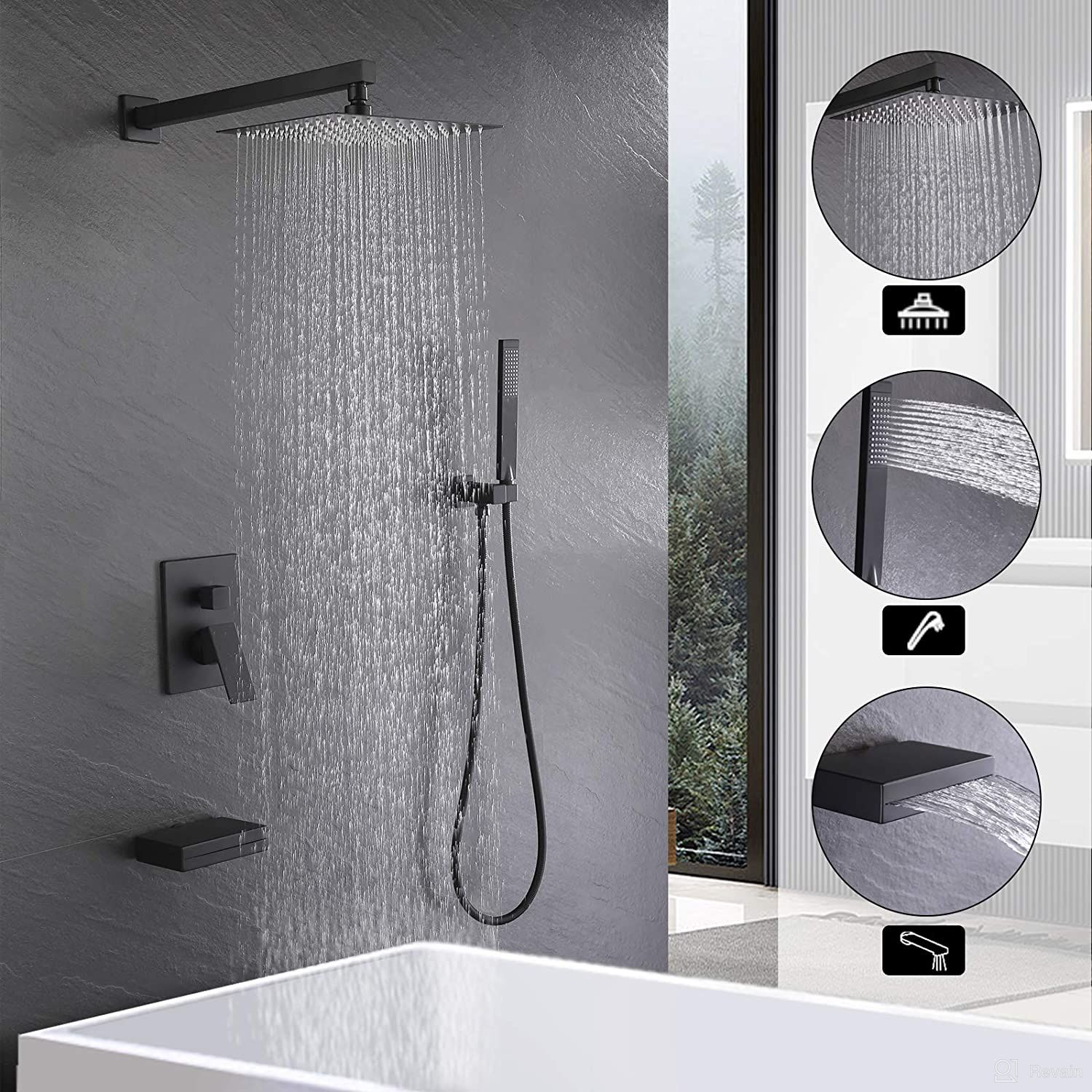 img 1 attached to KES Shower System with Tub Spout review by Zahir Qarayev