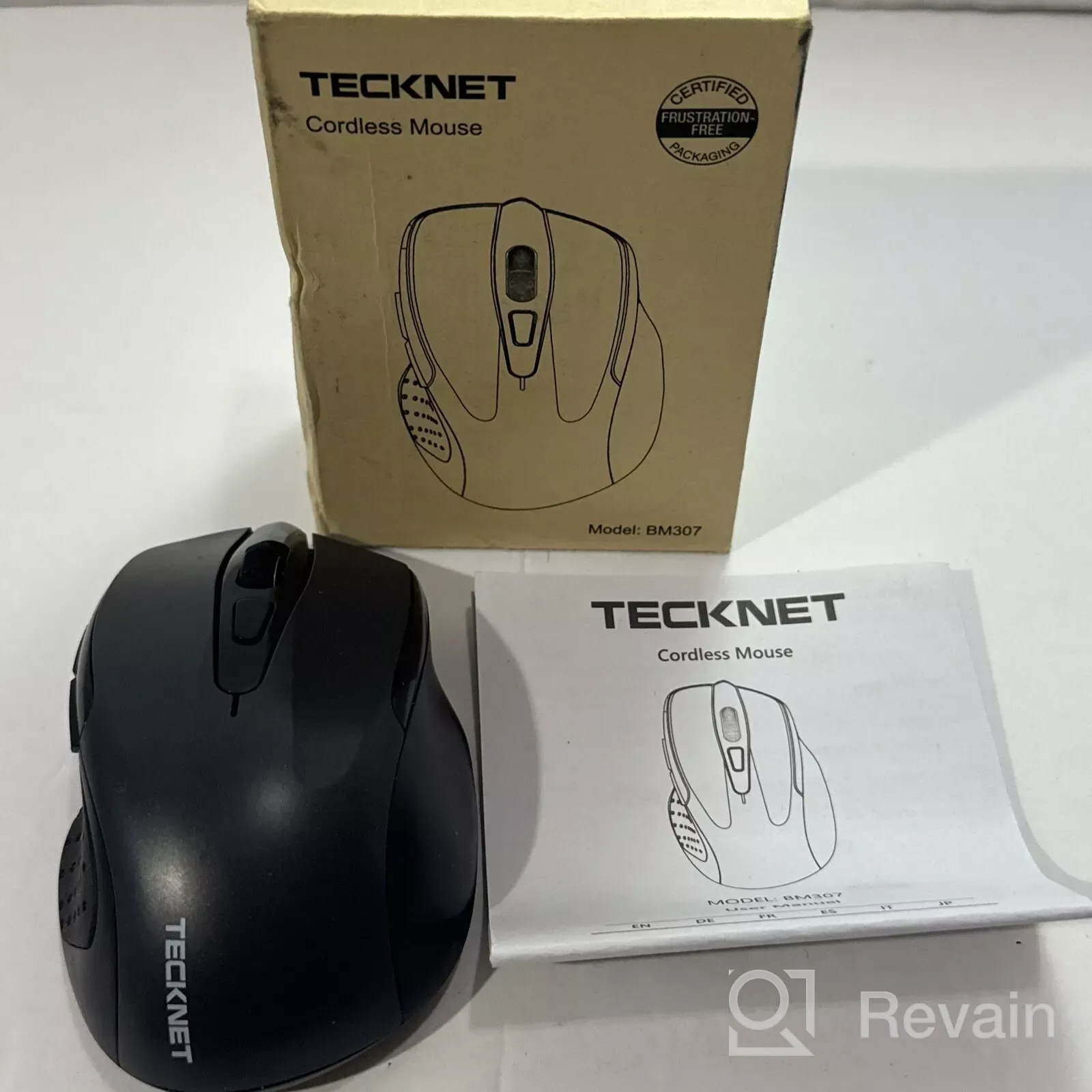 img 1 attached to 🖱️ TECKNET Bluetooth Wireless Mouse, 5 DPI Levels, Long Battery Life, 6 Buttons Compatible with iPad, Laptop, Surface Pro, Windows Computer, Chromebook - Grey review by Xbes Pixie