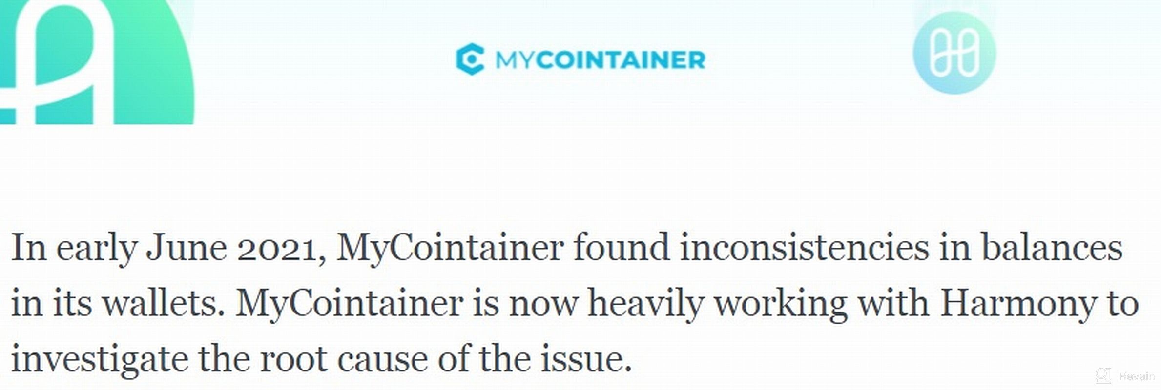 img 1 attached to MyCointainer review by Sanju Abraham