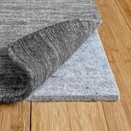 🤗 rugpadusa - basics - 6' round - 3/8" thick - premium felt - protective rug pad - safe for all floors and finishes including hardwoods logo