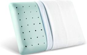 img 4 attached to Get A Restful Night'S Sleep With YANXUAN Gel Memory Foam Pillow For Back & Side Sleepers