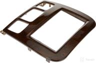 enhance your mercedes benz s class with scosche mz2354wddb iso double din dash kit; wood look finish logo