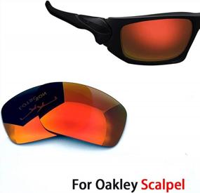 img 2 attached to LOTSON Replacement Lenses For Oakley SCALPEL Sunglasses Polarized 100% UVAB - Multiple Options