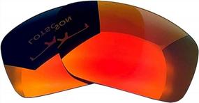 img 4 attached to LOTSON Replacement Lenses For Oakley SCALPEL Sunglasses Polarized 100% UVAB - Multiple Options