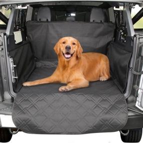 img 4 attached to Protect Your Ford Bronco'S Cargo Space With BORDAN Waterproof Pet Cargo Cover And Dog Seat Mat