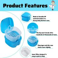 🧼 convenient and hygienic cleaning retainer portable dentures container логотип