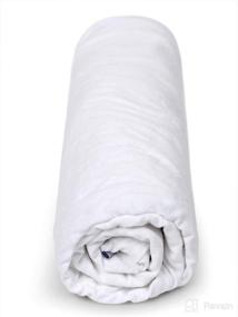 img 4 attached to 🛏️ PharMeDoc White Total Body Pillow Cover - Premium C-Shaped Replacement Cover