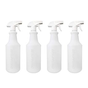 img 3 attached to SupplyAID HDPE Heavy Duty Leak Proof Spray Bottles with Adjustable Non-Clogging Nozzle, for Commercial, Industrial, Household, and Gardening Use, Ounce Measurements