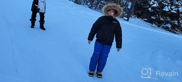 img 1 attached to SOREL - Kids' Youth Caribou Waterproof Winter Boot with Fur Snow Cuff - Perfect for Snowy Adventures! review by Brett Blazis