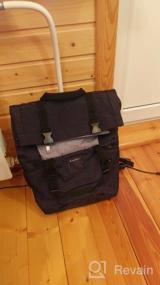 img 9 attached to EVERKI ContemPRO Roll Top Laptop Backpack 15.6" EKP161, black