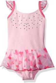 img 1 attached to Jacques Moret Leotard Skirtall for X Small Girls' Clothing - Active Wear